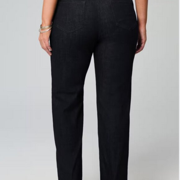 J. Jill High-Rise Angled-Pocket Wide-Leg Jeans Luxe Lakewood Wash Tall 4 - Picture 2 of 8